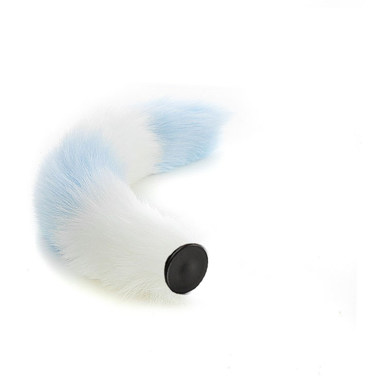 Sexy reemplazable Fox cola de silicona vibración anal plug back corte masturbación SM suministros para adultos entrega al por mayor