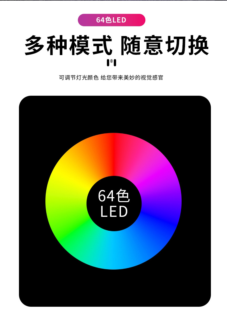 Foreign trade car atmosphere lamp car atmosphere lamp non-breaking acrylic LED magic color dynamic invisible atmosphere lamp
