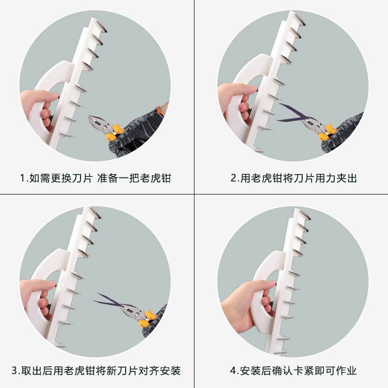 Yin y Yang ángulo plano Cepilladora engrosada esquina ángulo recto ángulo dentado extractor herramienta de pintor archivo herramienta de madera