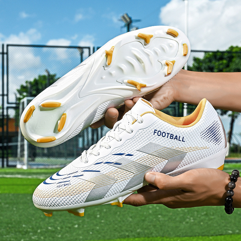 Zapatos de Fútbol Profesionales para Jóvenes de Malla y TPU, Ligeros, para Entrenamiento en Césped
