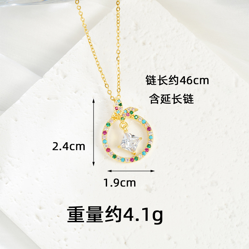 Viento ligero de lujo vietnamita diseño de collar de oro de arena sensación de mariposa aretes de borda redonda versátiles joyas no se desvanecen