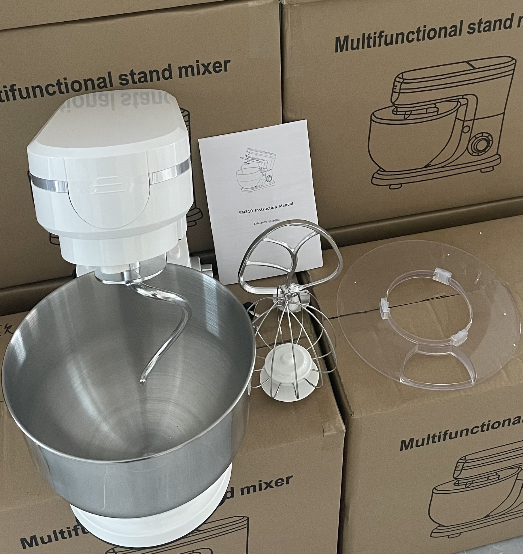 Bargain Export Chef Machine Small Dough Mixer Fully Automatic Kneading Machine Timer Multifunctional Mixer Egg Beater