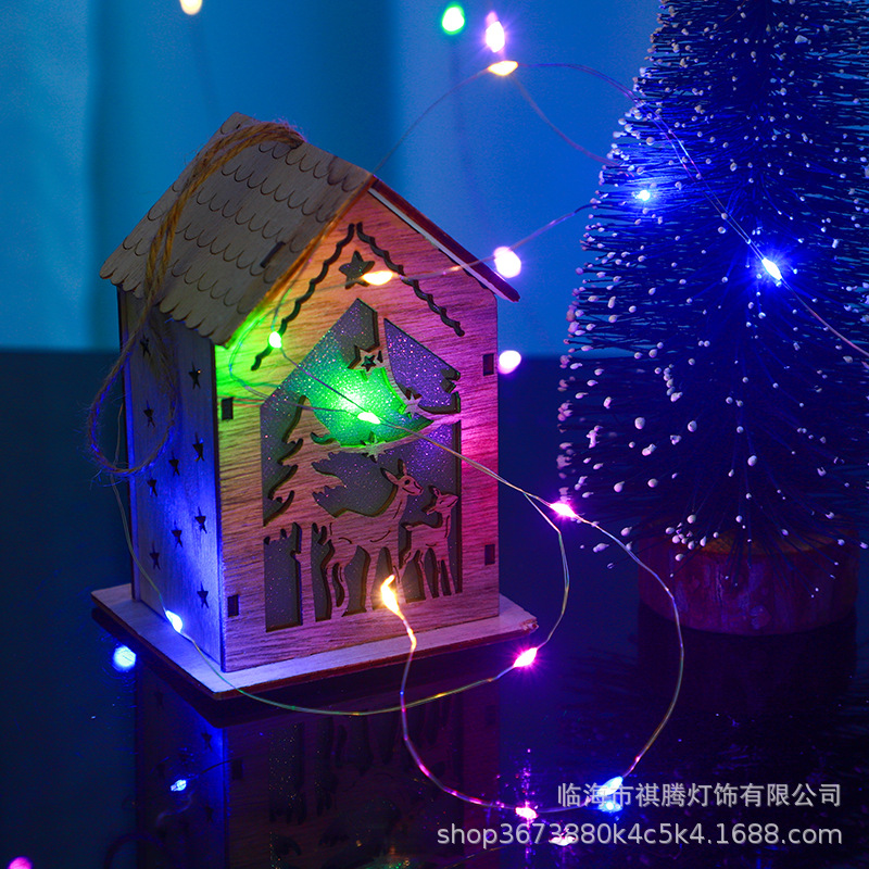 Nuevo Amazon venta caliente lámpara de cortina de cobre ocho funciones USB control remoto Navidad habitación decoración de vacaciones lámpara red de pesca