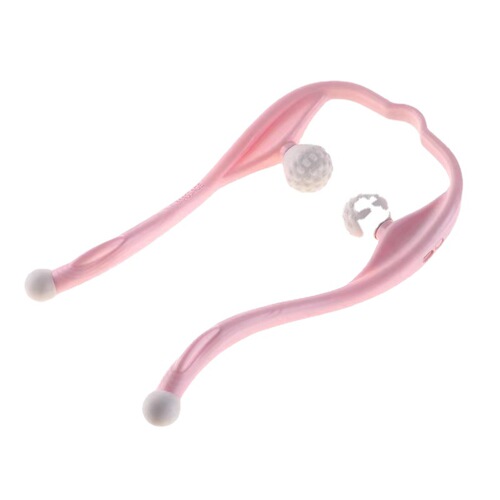 Electric cervical massager manual six-ball household vibration shoulder and neck massager rolling abdominal leg fitness massager