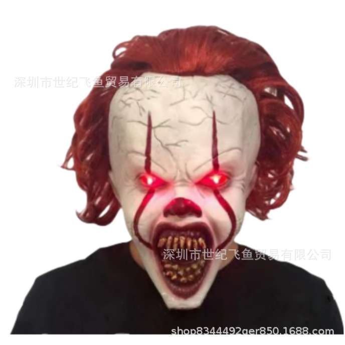 Nuevo casco de máscara de terror payaso que regresa al alma 2 cosplay casco de Halloween estación independiente transfronteriza explosión