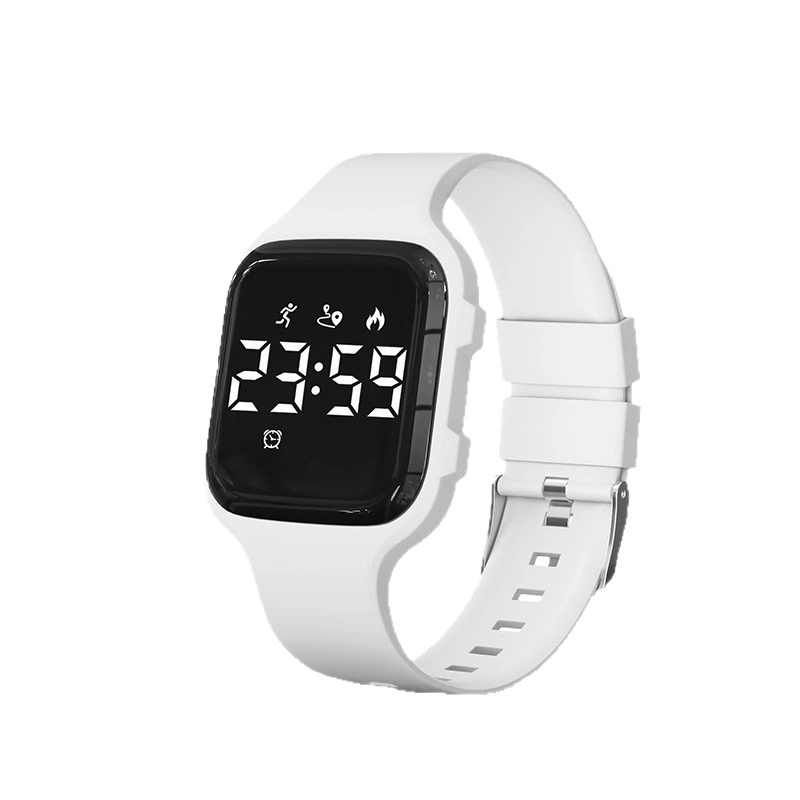 Removable waterproof electronic digital watch with usb charger, bracelet, vibration
