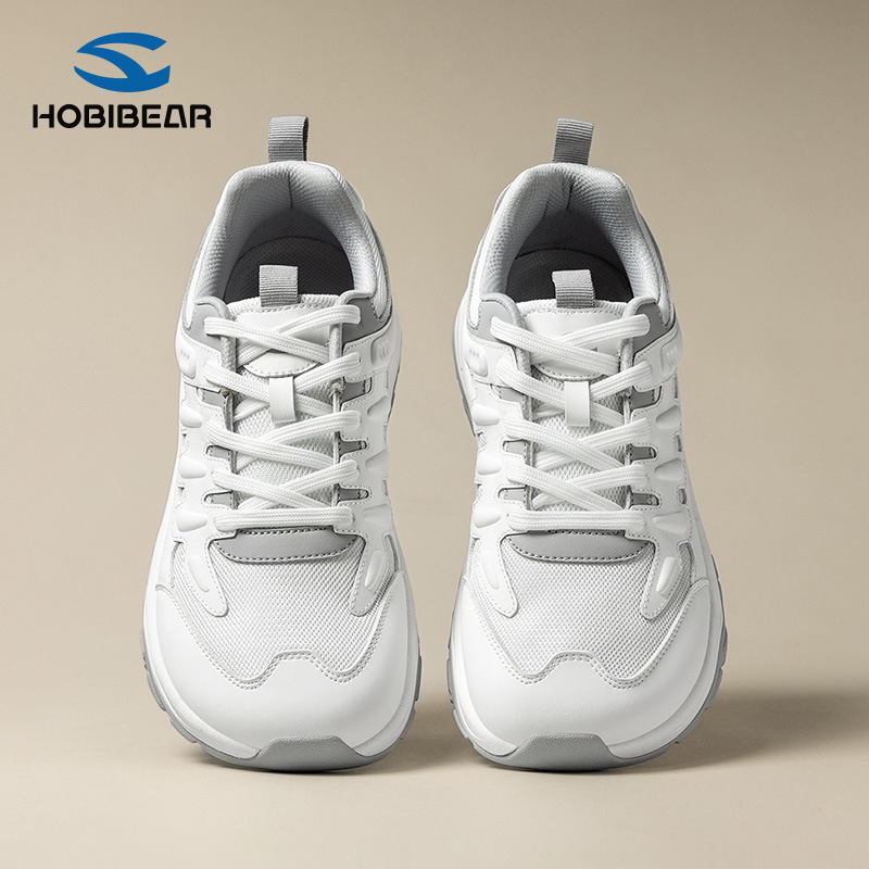 Hobibear Wide-Toe Shoes, Breathable Fabric, Synthetic Leather, Cushioning, Wear-Resistant, Casual Sports Shoes, Daily Outdoor Dad Shoes Hobibear Wide-Toe Shoes, Breathable Fabric, Synthetic Leather, Cushioning, Wear-Resistant, Casual Sports Shoes, Daily Outdoor Dad Shoes