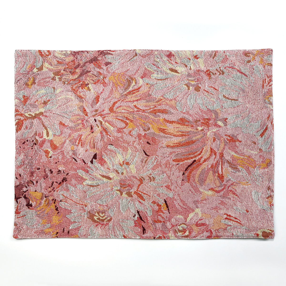 Nuevo jacquard pintura al óleo placemat Monet crisantemo vintage occidental placemat estera de aislamiento térmico anti-scald Hotel posavasos estera de mesa