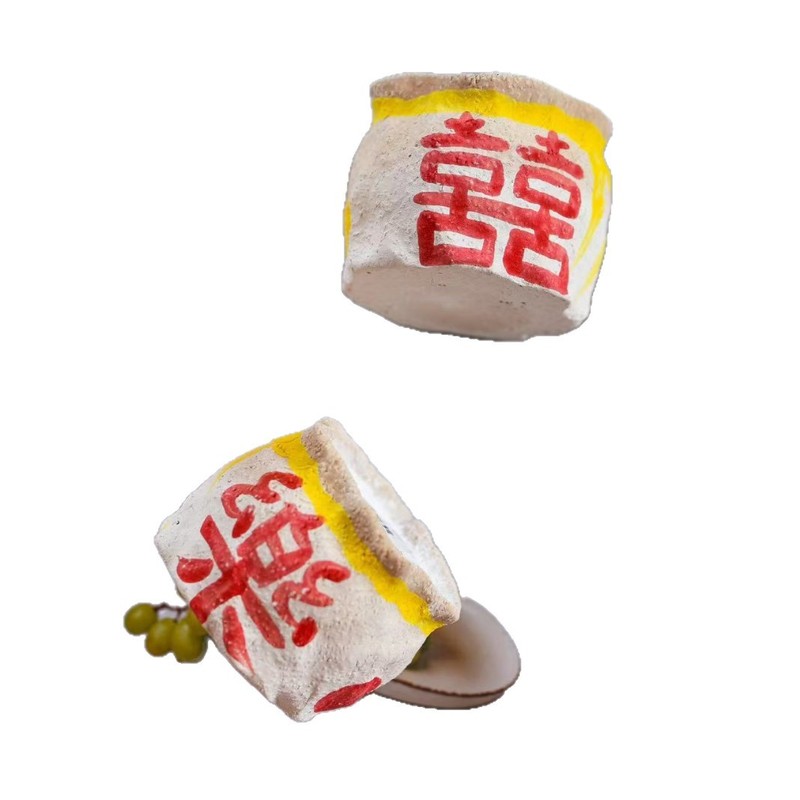 景德镇手工手绘简约祝福装饰发财陶瓷香薰蜡烛生日礼物伴手礼|undefined