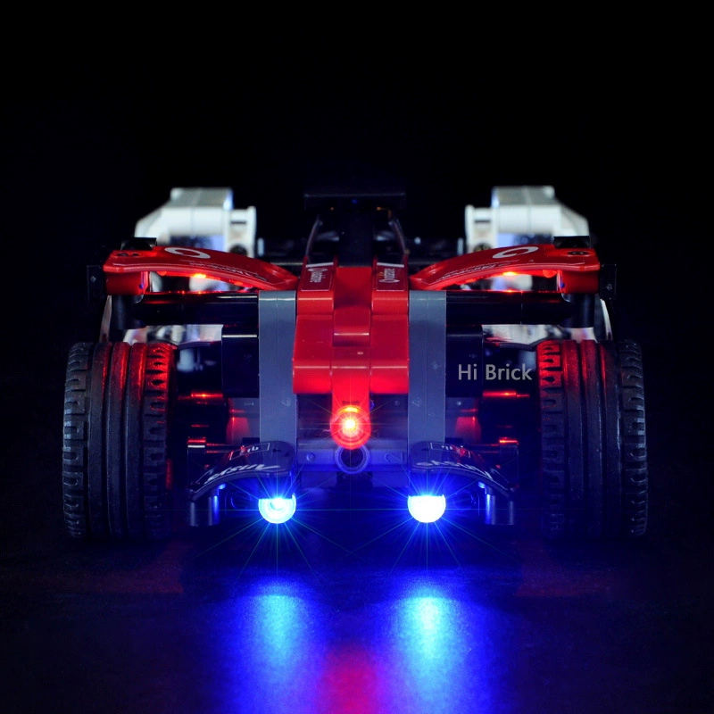 HiBrick строительный блок освещения совместим с Lego 42137 Формула Гонки Строительный блок с подсветкой LED