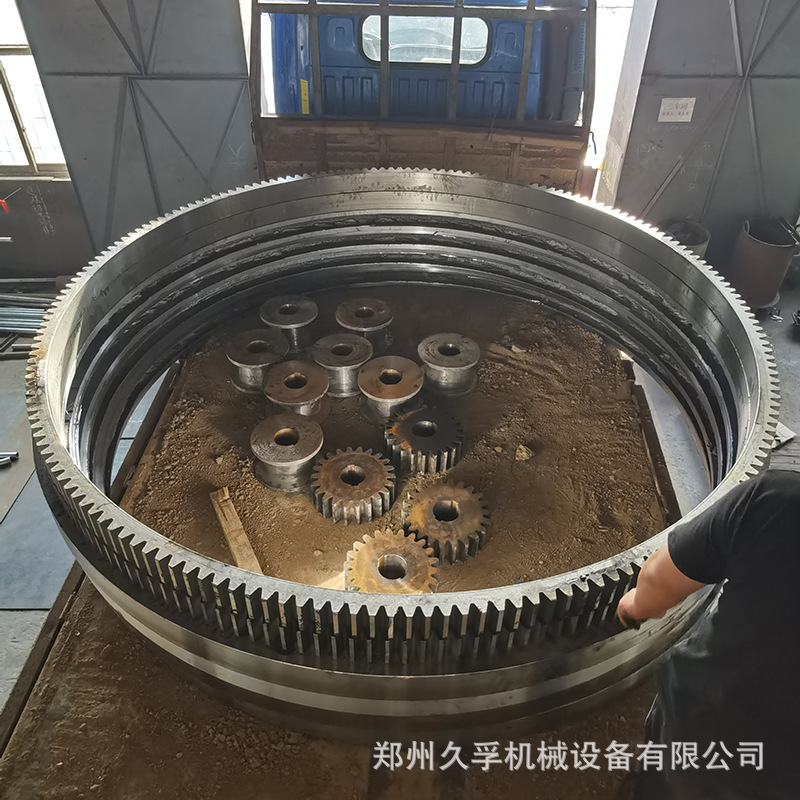 久孚制作滚圈铸钢拖轮厂家 各型号球磨机齿轮 1.83米直径大齿轮
