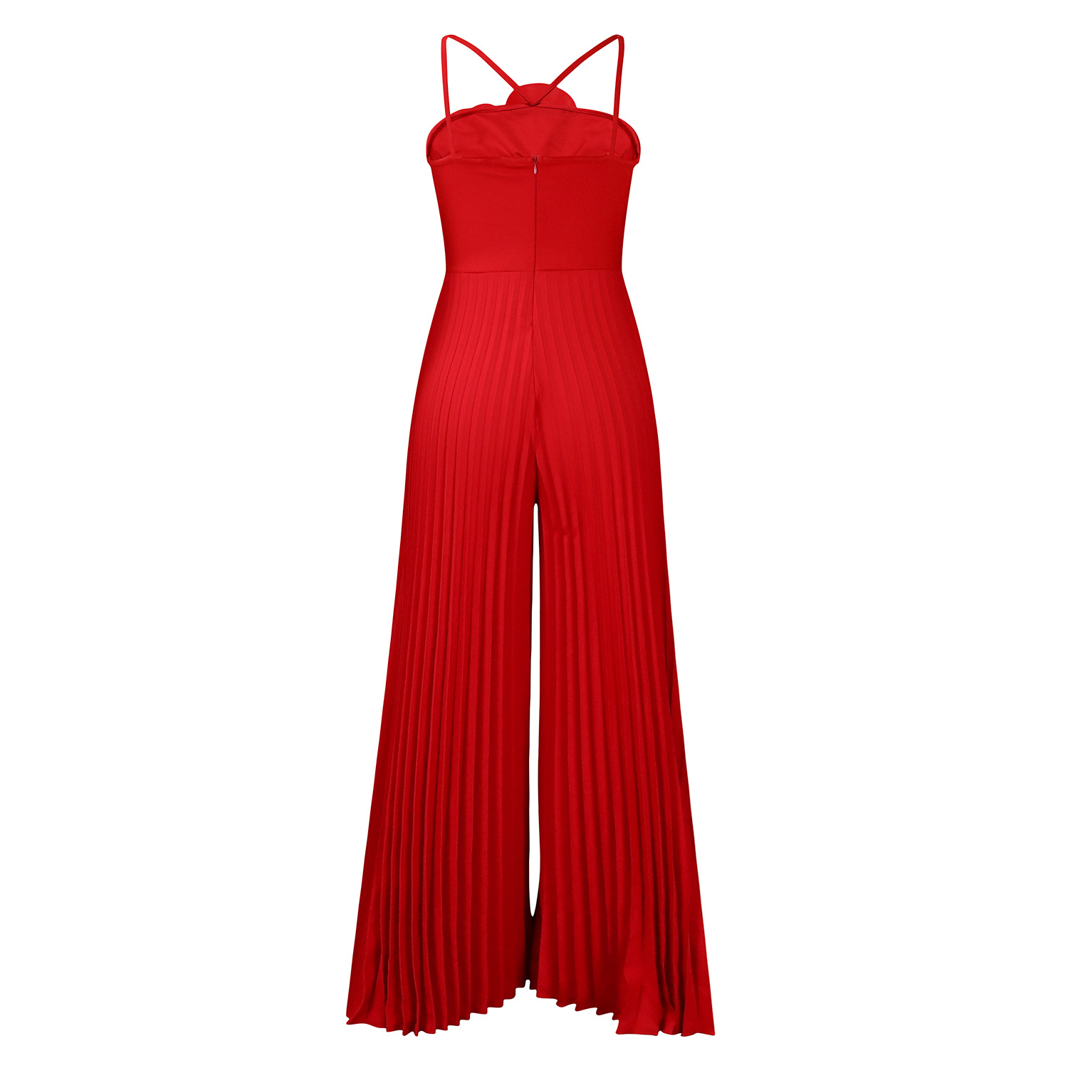 473g Weight Sleeveless Sleeve Length Full Length Pants Length Polyester Fabric Type Mid Waist Waist Line Jumpsuits Pants Type Inelastic Elasticity Bodysuits Tops Type Holiday Occasion Comfort Function Regular Fit Fit Type Solid Color Pattern Summer Season Women's Gender Vacation, Simple Style Style Women's Holiday Bodysuits Vacation Simple Style Solid Color Full Length Jumpsuits 11