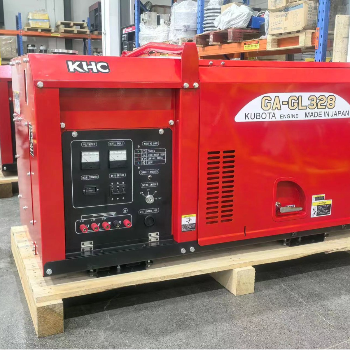 13.2kw凯汇成品牌采用久保田动力三相柴油静音发电机组GA-GL318