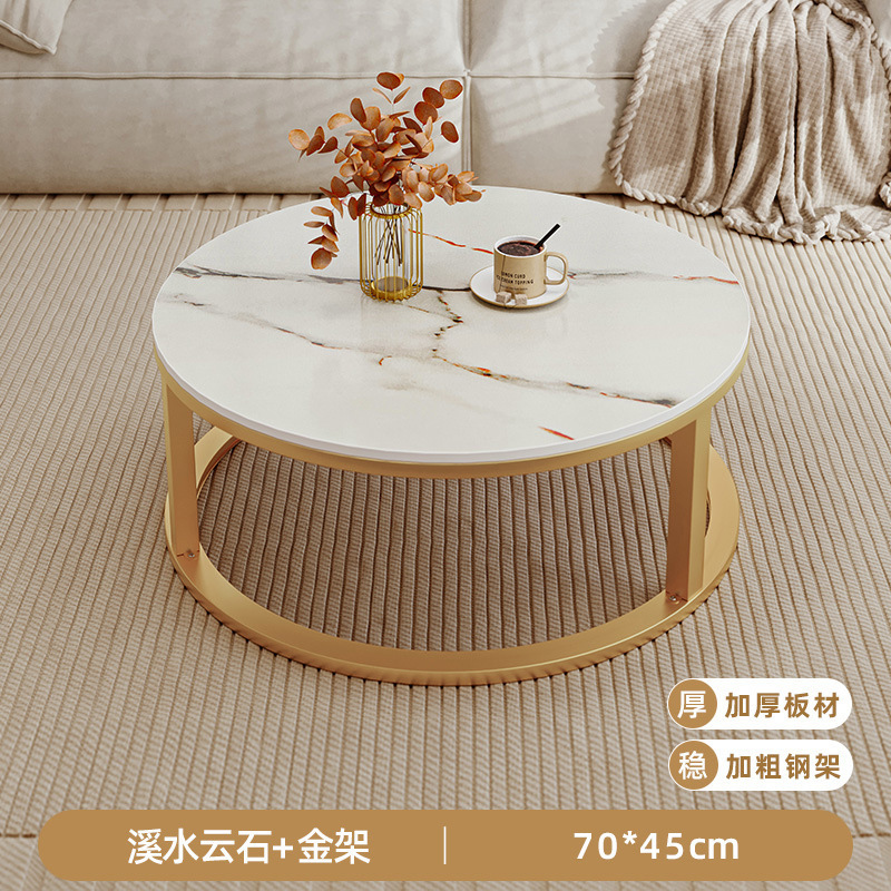 [클래식] 70CM 스트림마블 [골드프레임-반원형]