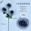 24 years of haze blue wedding decoration fake flower hotel photography flower wall flower arrangement welcome area