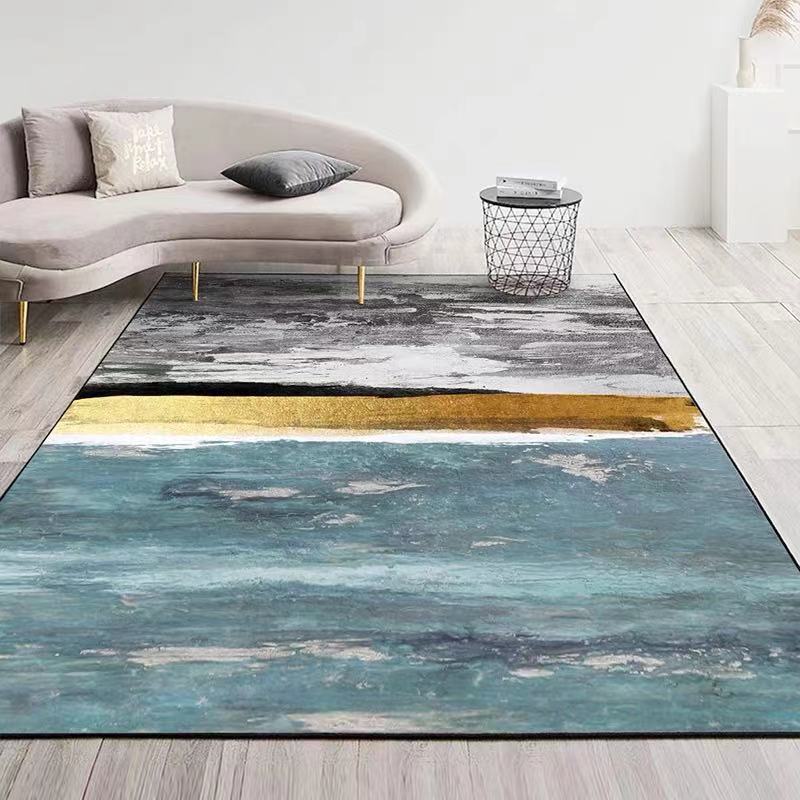 Alfombra de terciopelo cristalino para sala de estar, alfombra de mesa de centro de fácil cuidado, alfombra de área grande de cobertura total para uso doméstico, ideal para dropshipping transfronterizo en Temu.