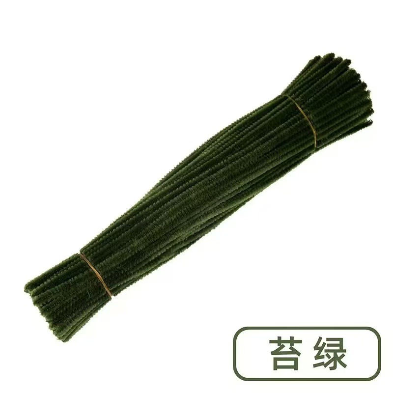 Varilla retorcida Cifrado Macaron Color Cifrado Mano Raíz de pelo hecho a mano Juguetes de bricolaje para niños Ramo de arte Material Paquete de lana