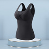 Keep warm tank top, fleece underwear, vest, demi-season bra, increased thickness