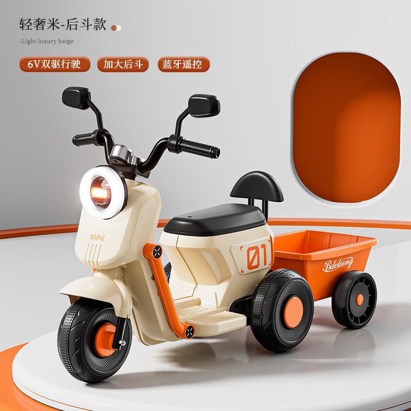 Light luxury rice dual driver + with rear bucket + Bluetooth remote control + 6v…