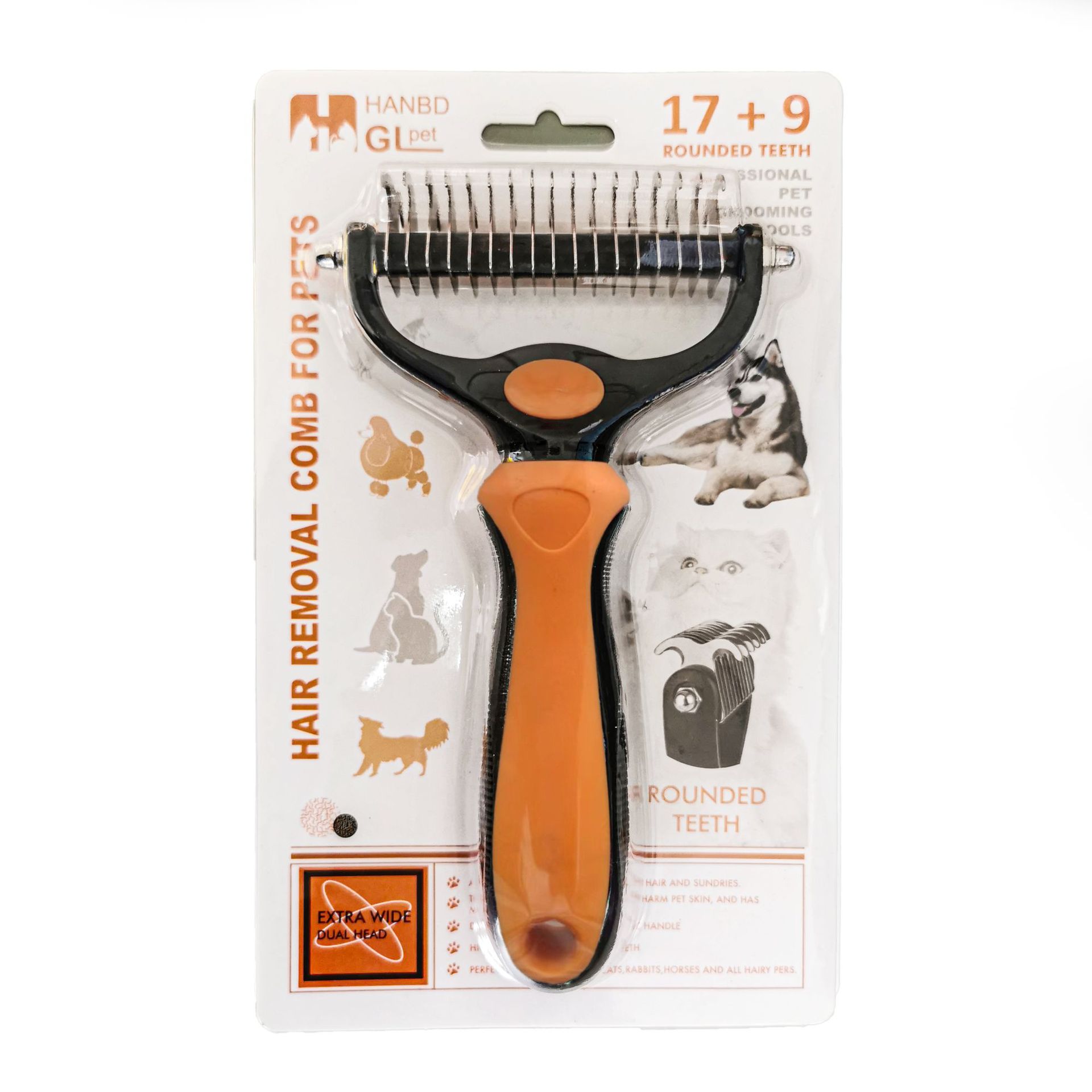 오렌지 물집 포장 (오렌지 종이 카드)