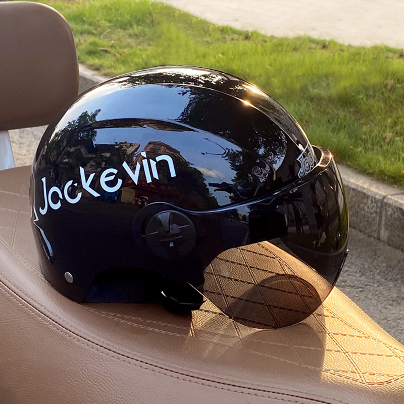 Electric Vehicle Summer Sunscreen Half Helmet - Universal