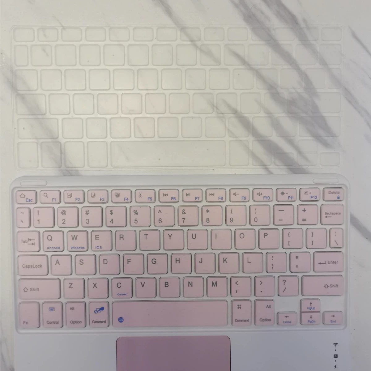 Силиконовая совместимая клавиатура, 10 дюймов, Bluetooth