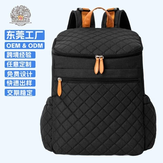 妈咪包双肩背包大容量防水多功能母婴推车挂包diaper bag