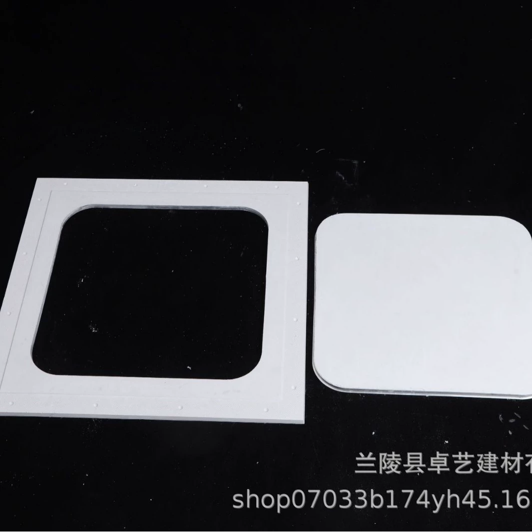 Rong brand [European-style gypsum board ceiling access panel, European rounded access panel with dual aluminum edges, rounded access panel]