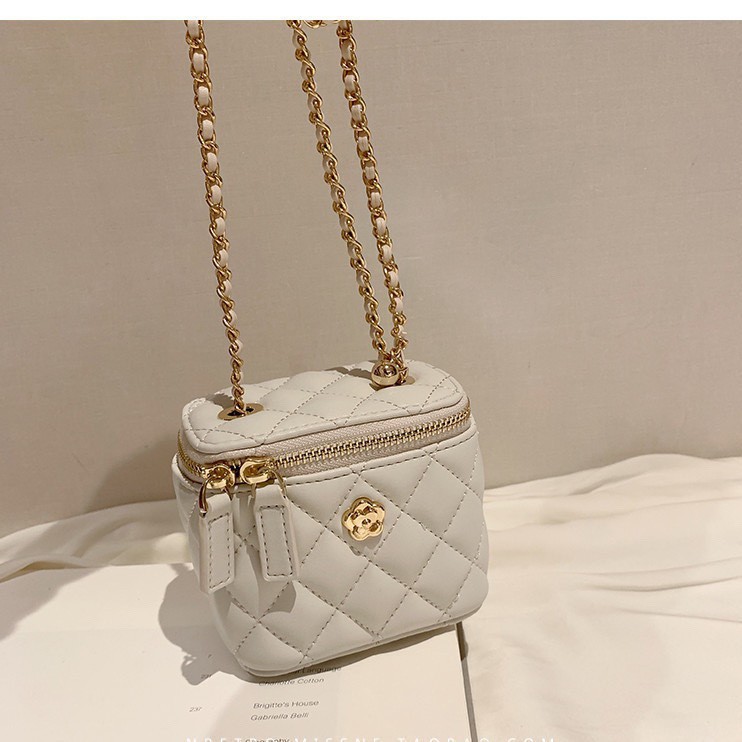 Secret Garden Camellia Lingge Chain Box Small 2024 Nieuwe One Shoulder Crossbody Bag Populair Dit Jaar_voghion.com