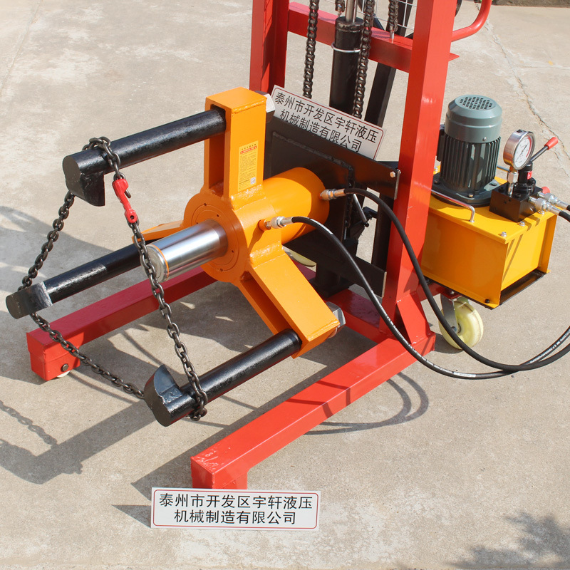 FBL电动液压拉马小车升降车载式拔轮器拔皮带轮50T100T200T300吨