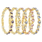 龙和新款心形高斯全磁石手串可调节钻石磁石手链跨境专货