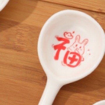 6.6inch 트위스트 스푼/행운의 토끼