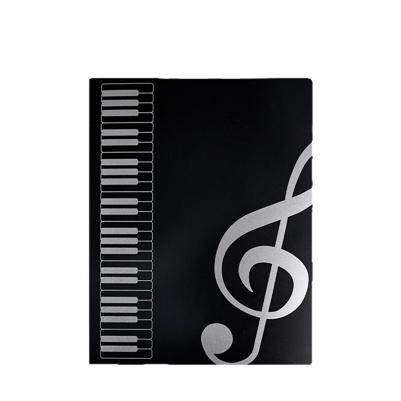 A4 carpeta de partituras negras carpeta de partituras transparente libro de partituras carpeta de piano libro de partituras carpeta de partituras de música libro de partituras