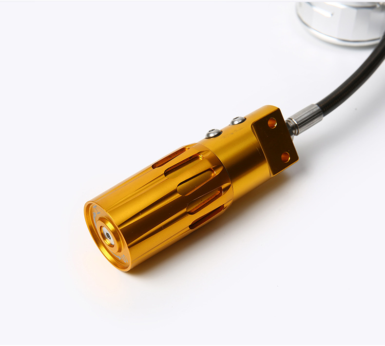 Preload Adjustable Ring Shock Absorber Universal Motorcycle Modified Aluminum Alloy Rear Shock Absorber Cylinder Adjustable Preload Accessories