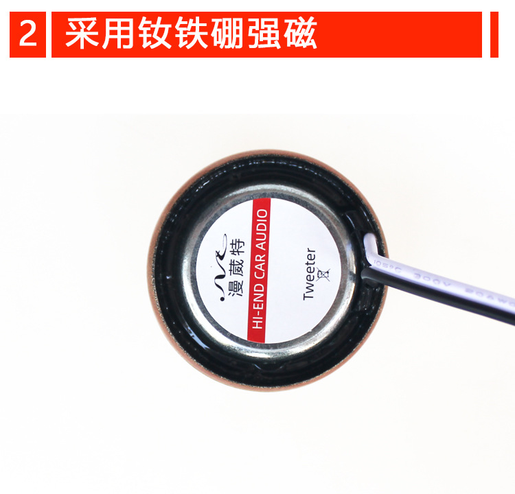 Car Audio Imported Fever Upgrade Pure Silk Film Small Tweeter Spherical Modified Speaker Speaker Wholesale