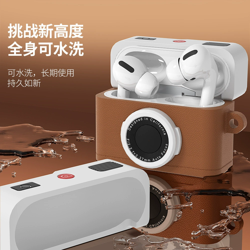 Чехол совместимый Apple, ретро камера, наушники, pro2, pro3
