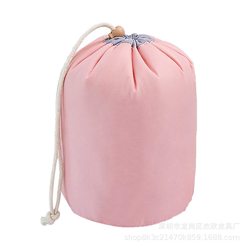 2022 new cosmetic storage bag travel Korean style drawstring bag cosmetic bag portable large space storage
