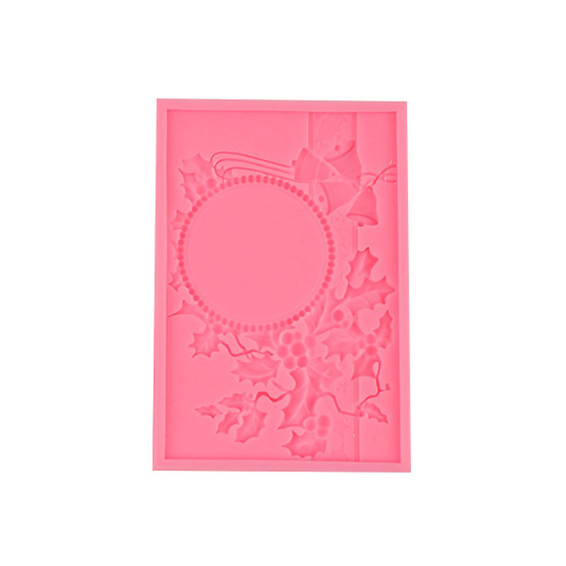 Marco de fotos Molde fondant de silicona europea retro pastel de bricolaje horneado chocolate epoxi accesorios decorativos