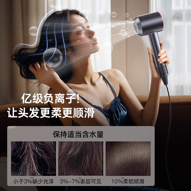 一机一码家用款吹风机负离子不伤发护发速干理发店发廊家用大风力|undefined