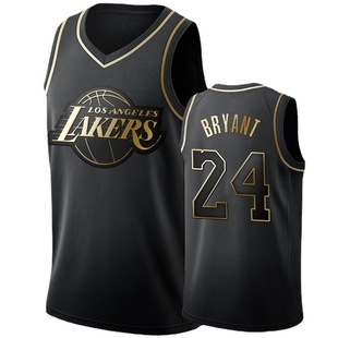 Black Gold Lakers Heat No. 3 Wade Embroidered Basketball Jersey Jersey Jersey Vest James Kobe Nets Irving