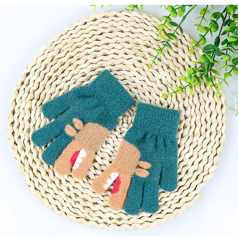 Herbst Und Winter Neue Kinderhandschuhe Niedliche Cartoon-multicolor-handschuhe Gestrickte Handschuhe display picture 6