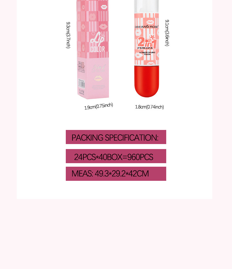 Doppelseitiger Lippenstift Und Lipgloss Für Ein Mattes Finish_voghion.com