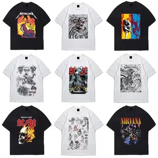 ACDC METALLICA NIRVANA�����߽�OVERSIZE�W��vintage�u�LT������