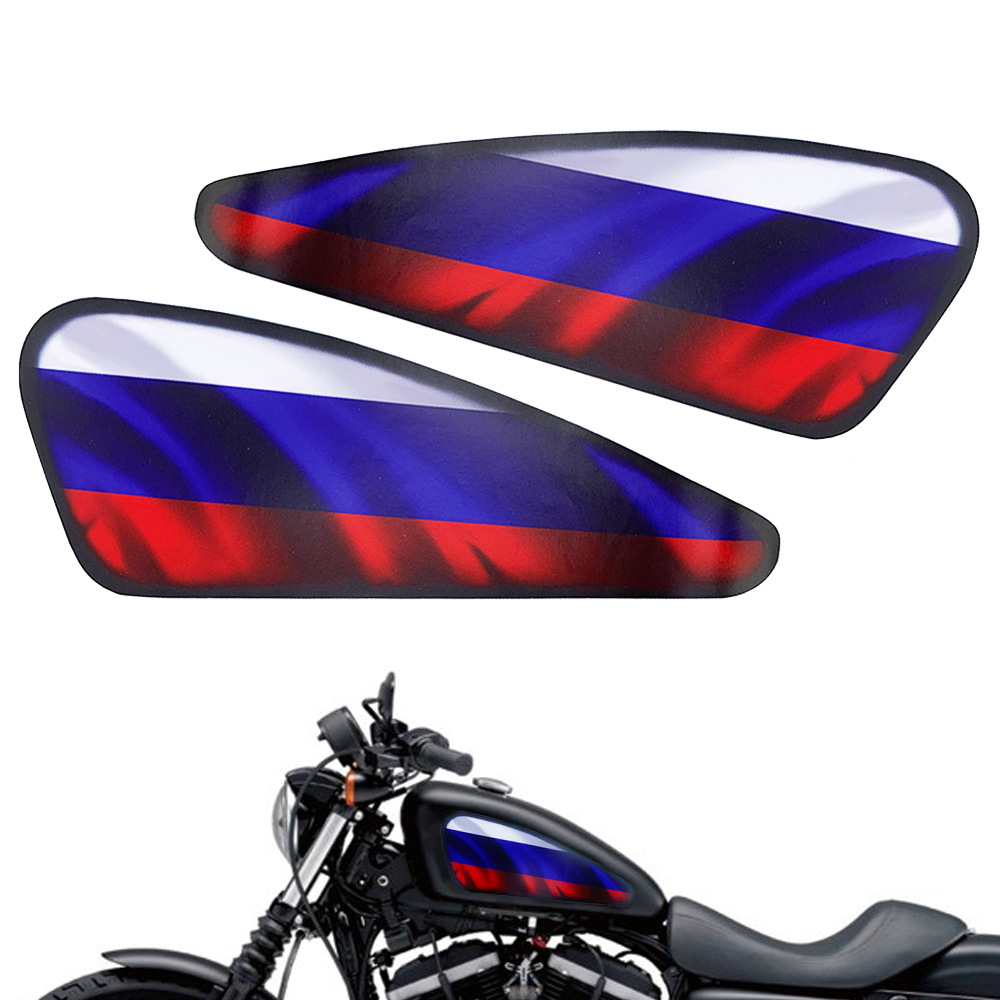 Aplicable para motocicleta Harley XL883 1200 X48 modificación de pegatinas de tanque de combustible pegatinas de decoración de motocicleta