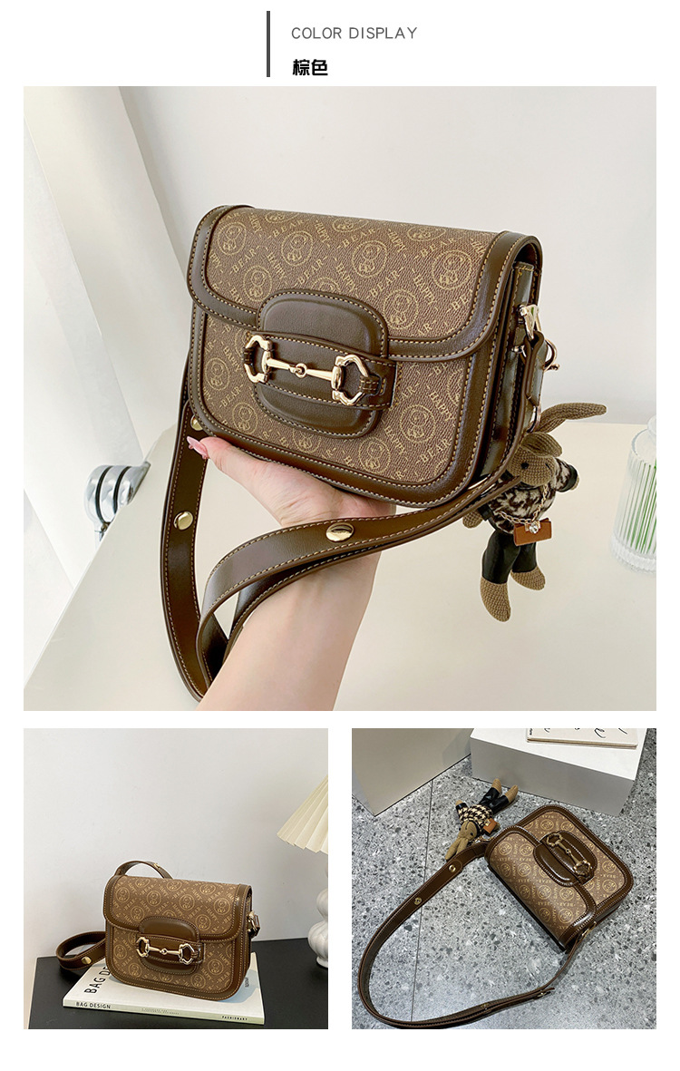 Borsa da sella retrò moda temperamento stile tutto-fiammifero 2023 inverno nuova borsa da donna a tracolla bBag Borsa da donna_voghion.com