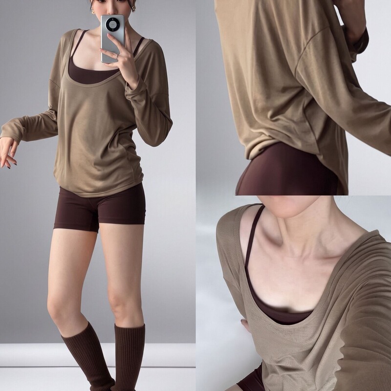 yoyo recommends women's yoga wear 2026 new long-sleeve fitness cover-up summer running sports T-shirt Pilates top yoyo recommends women's yoga wear 2026 new long-sleeve fitness cover-up summer running sports T-shirt Pilates top