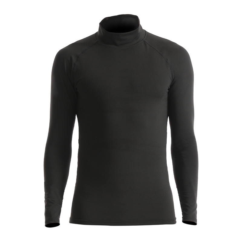 Collants à col montant pour hommes, respirants, chauds et à séchage rapide, vêtements de sport_voghion.com