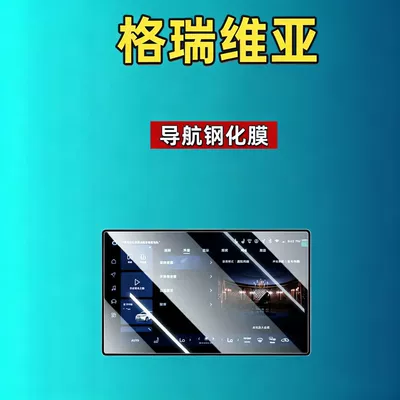 27 Toyota Granvia screen tempered films, navigation instrument interior modification car tempered films, car accessories (Car interior film) - 27-models-of-grevia-156inch-navigation-hd-tempered-film