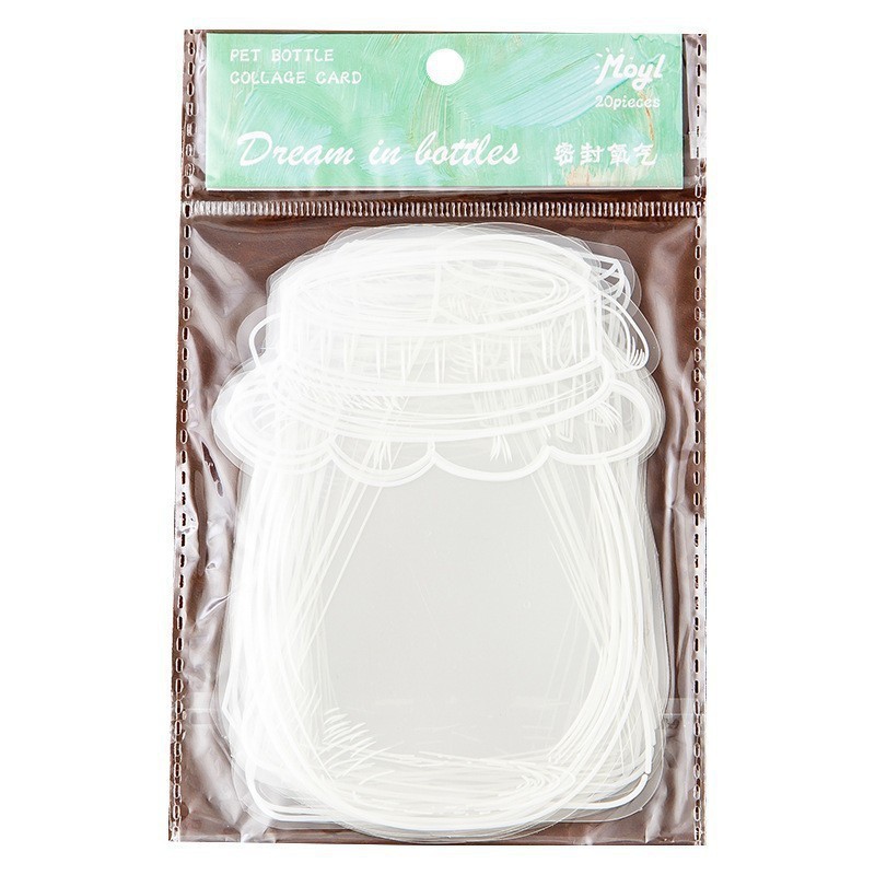 Primavera en la botella Libro de colección de la infancia Marcador de flores secas Hoja de arce Sensación avanzada Paquete de material de bricolaje hecho a mano Pegatinas