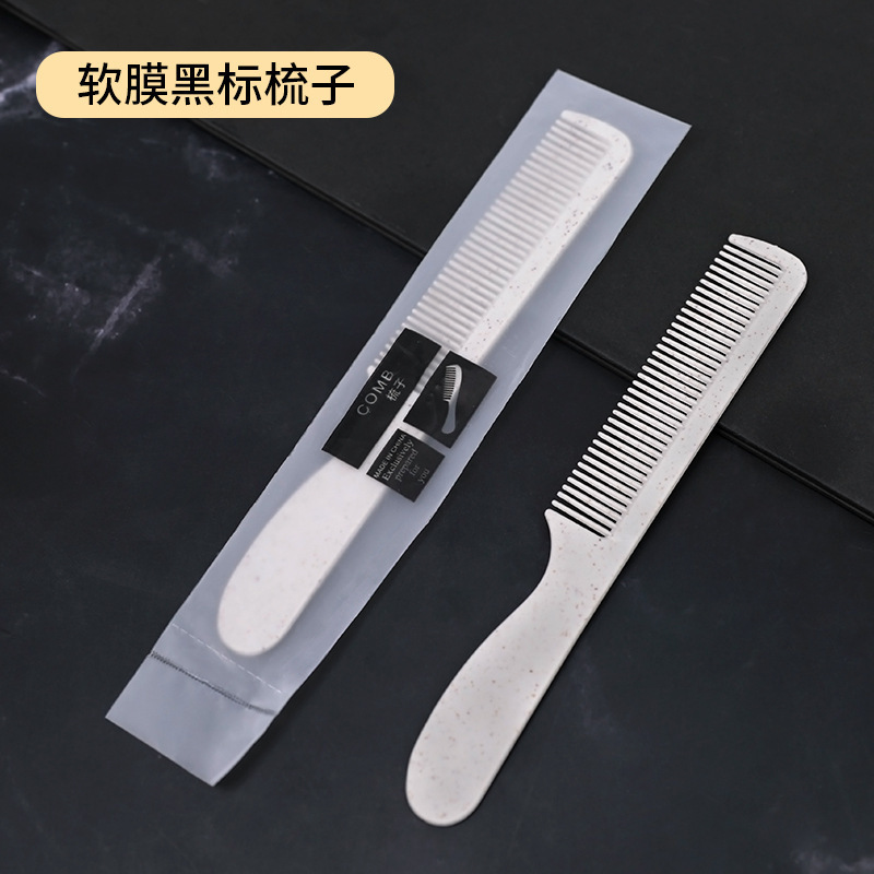 Pein desechable especial del hotel para llevar con usted envasado independiente para habitaciones peinado de barra larga peinado plástico